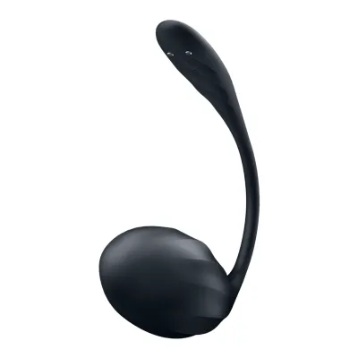 Nositelný vibrátor na bod G Satisfyer Ribbed Petal s ovladačem a aplikací, černý - obrázek 4