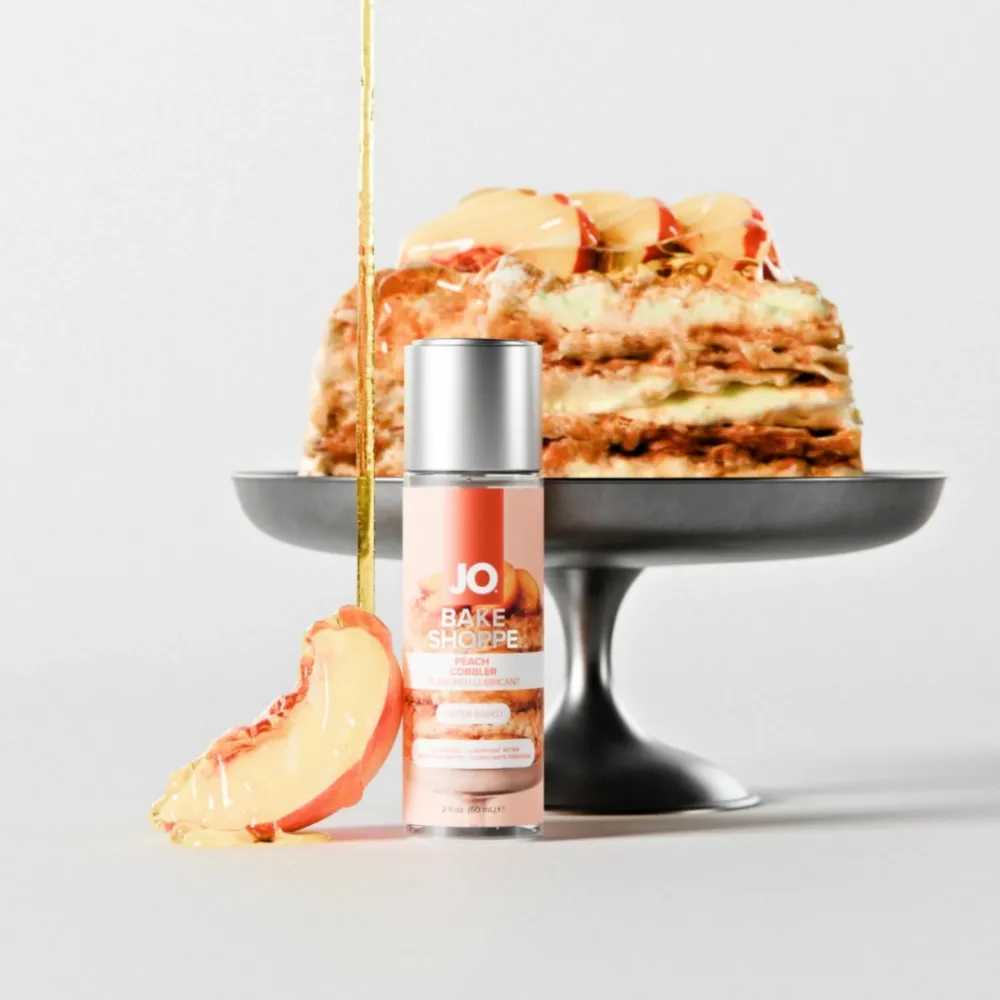 Lubrikační gel JO Bake Shoppe Peach Cobbler, na vodní bázi, 60 ml