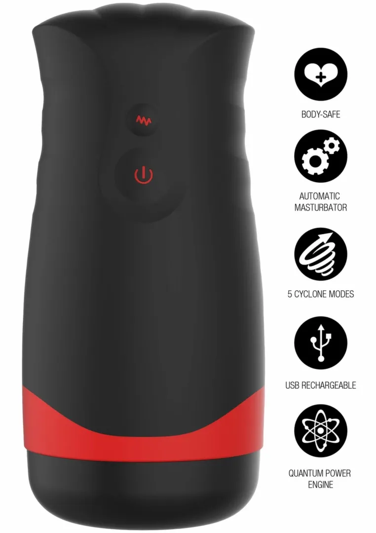 Automatický rotační masturbátor Hidden Desire Fusion X Quantum Cyclone, černý - obrázek 6