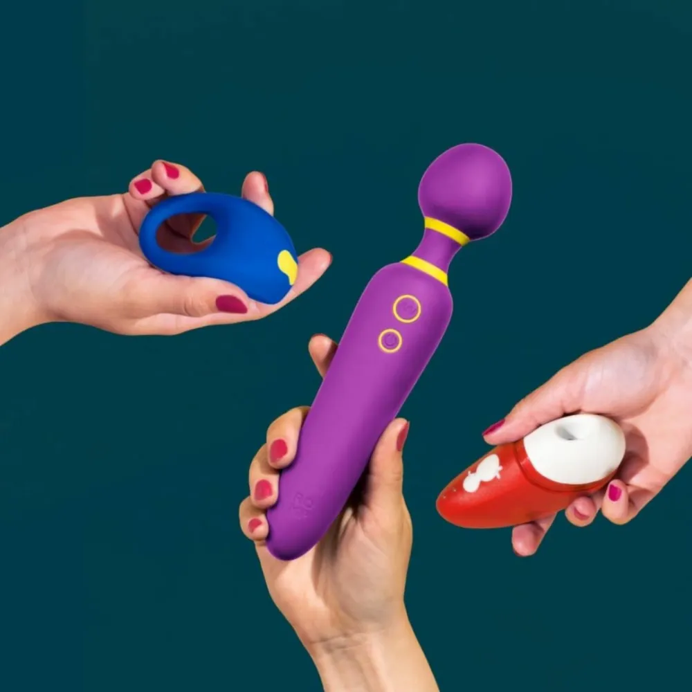 Sada ROMP Pleasure Kit 3v1: masážní hlavice, vibrační kroužek, tlakový stimulátor - obrázek 2