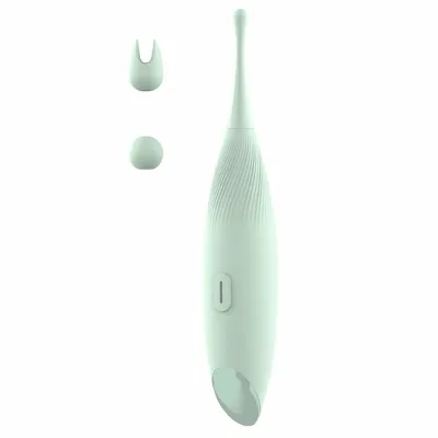 Vibrátor na klitoris Dream Toys Glam Pin Point Stimulator, 2 nástavce, zlatý, 16 cm - obrázek 2
