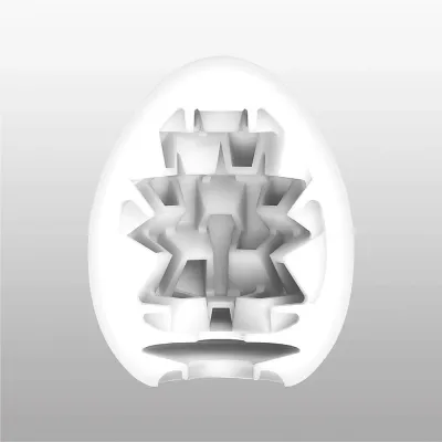 Masturbační vajíčko Tenga Egg Boxy, bílé - obrázek 4