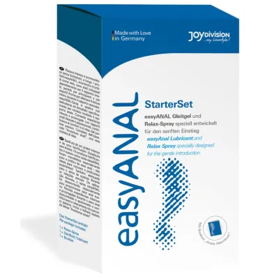 Anální sada Joydivision easyANAL, lubrikační gel 80 ml a relaxační sprej 30 ml - obrázek 3