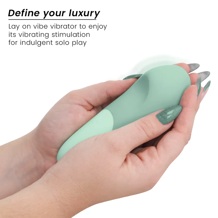 Tichý přikládací vibrátor Womanizer Vibe, šalvějově zelený - obrázek 3