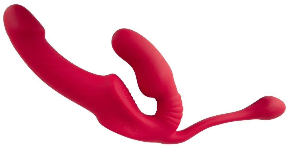 Vibrační strap-on bez postroje You2Toys Strapless Triple RC s dálkovým ovládáním - obrázek 5