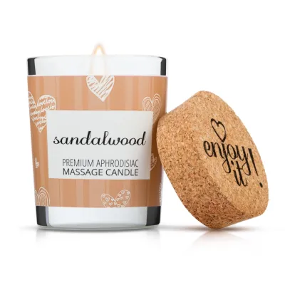 Masážní svíčka Magnetifico Sandalwood s feromony, santalové dřevo, 70 ml - obrázek 7