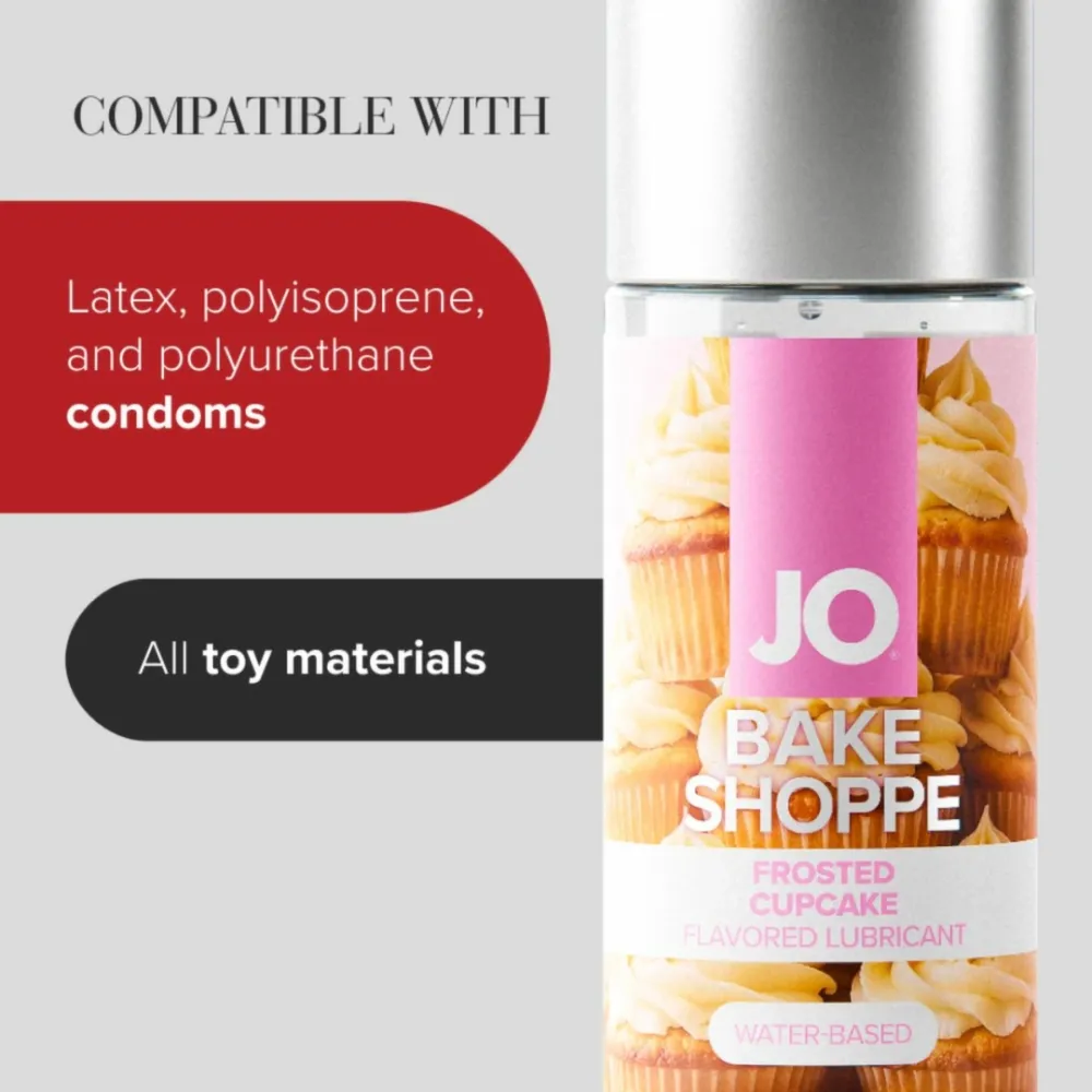 Lubrikační gel JO Bake Shoppe Frosted Cupcake, vanilka, na vodní bázi, 60 ml - obrázek 4
