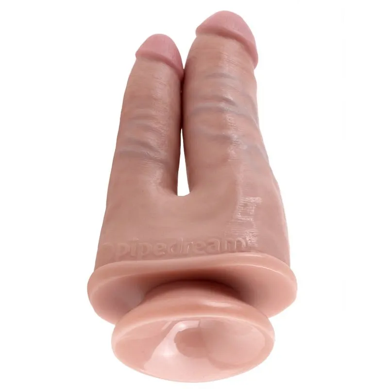 Dildo pro dvojitou penetraci King Cock Double Penetrator, tělové - obrázek 4