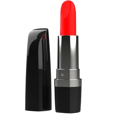 Minivibrátor ve tvaru rtěnky Intense Lippsy, černý - obrázek 2