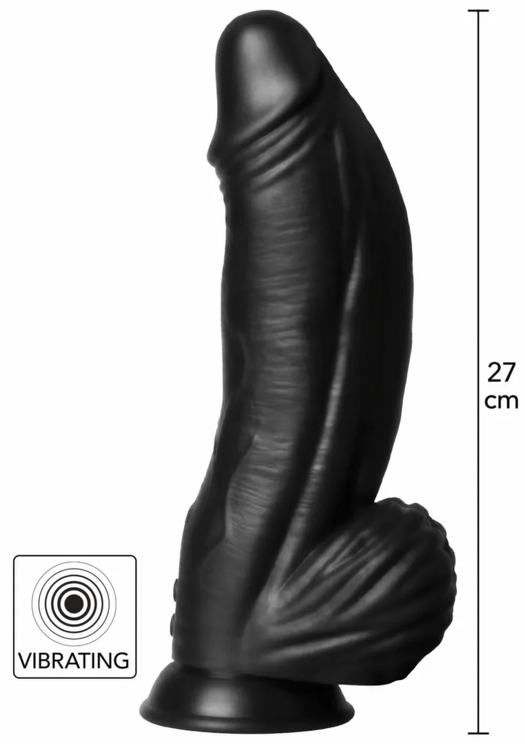Vibrační dildo s přísavkou Hidden Desire Demon Monster, nabíjecí, černé - obrázek 2