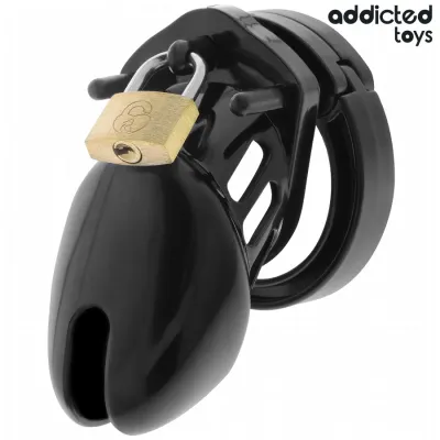 Klec cudnosti Addicted Toys Locked Obsidian Hold, velikost S, černá - obrázek 2