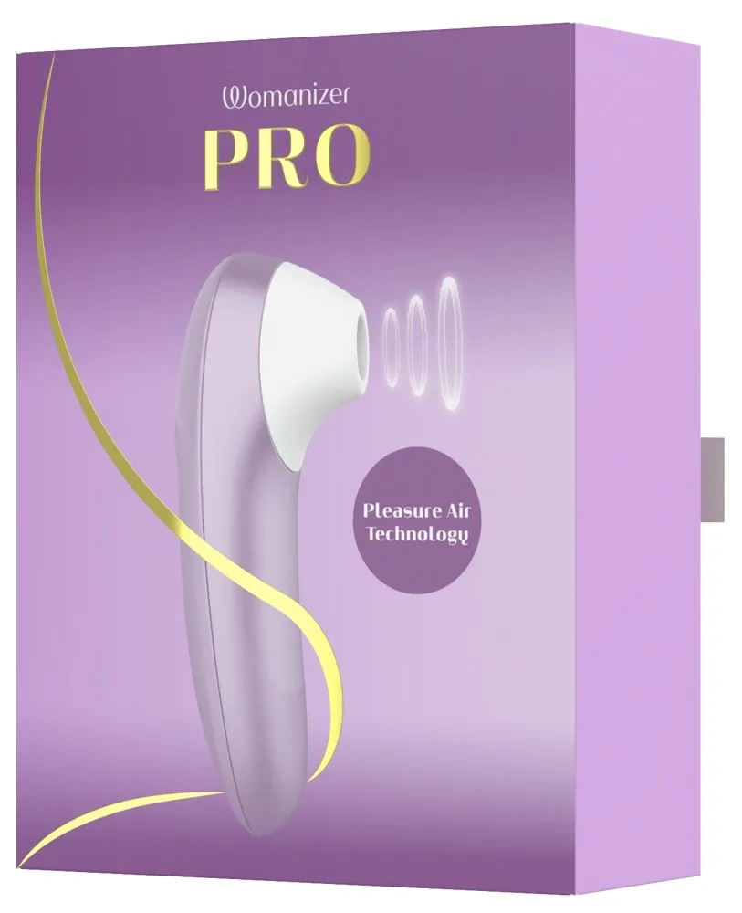 Tlakový stimulátor klitorisu Womanizer Pro Vibrant, šeříkový