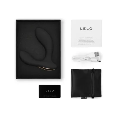 Stimulátor prostaty LELO Hugo 2 s aplikací, černý - obrázek 4