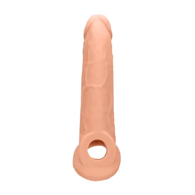 Prodlužovací návlek na penis Mister B, 23 cm, tělová barva, Skin TPE - obrázek 3