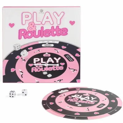 Erotická hra s kostkami a ruletou SecretPlay Play & Roulette (ES/PT/EN/FR)