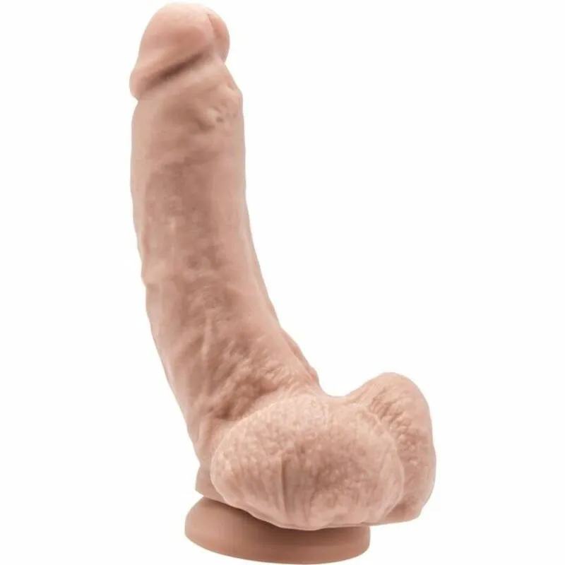 Realistické dildo Get Real s varlaty, 20,5 cm, tělové
