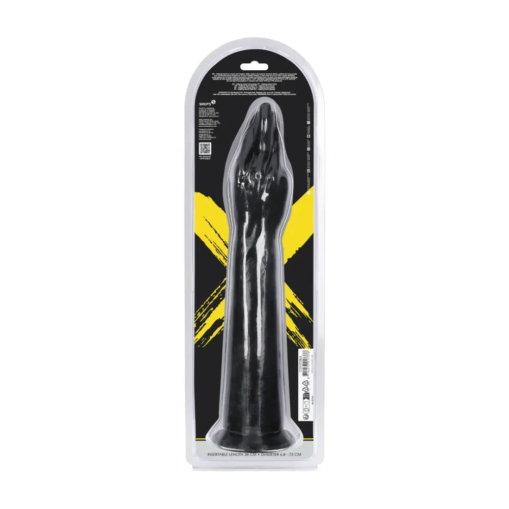 Dildo ve tvaru ruky s předloktím Ouch! Helping Hand s přísavkou, černé, 38 cm - obrázek 3