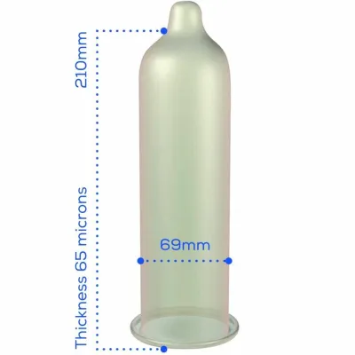 Velké kondomy Pasante Super King XXL, 69 mm, 144 ks - obrázek 2
