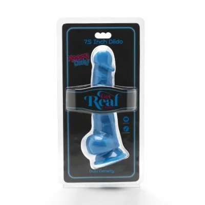 Dildo Get Real Happy Dicks s varlaty a přísavkou, 19 cm, modré - obrázek 2