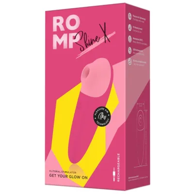 Tlakový stimulátor klitorisu ROMP Shine X, 10 úrovní, růžový - obrázek 11