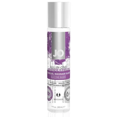 Masážní gel System JO All-In-One Massage Glide, levandule, 30 ml