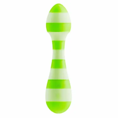 Cestovní masážní hlavice Glitz Green Girl, ohebná, nabíjecí, zelená, 14,5 cm - obrázek 2