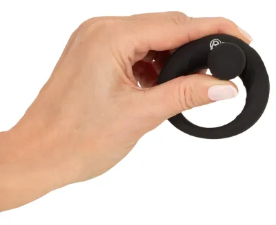 Vibrační erekční kroužek Rebel Cock Ring Vibrating St, silikon, 10 režimů, černý - obrázek 8