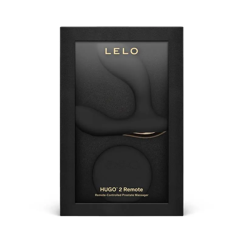 Stimulátor prostaty LELO Hugo 2 Remote s dálkovým ovládáním, černý - obrázek 5