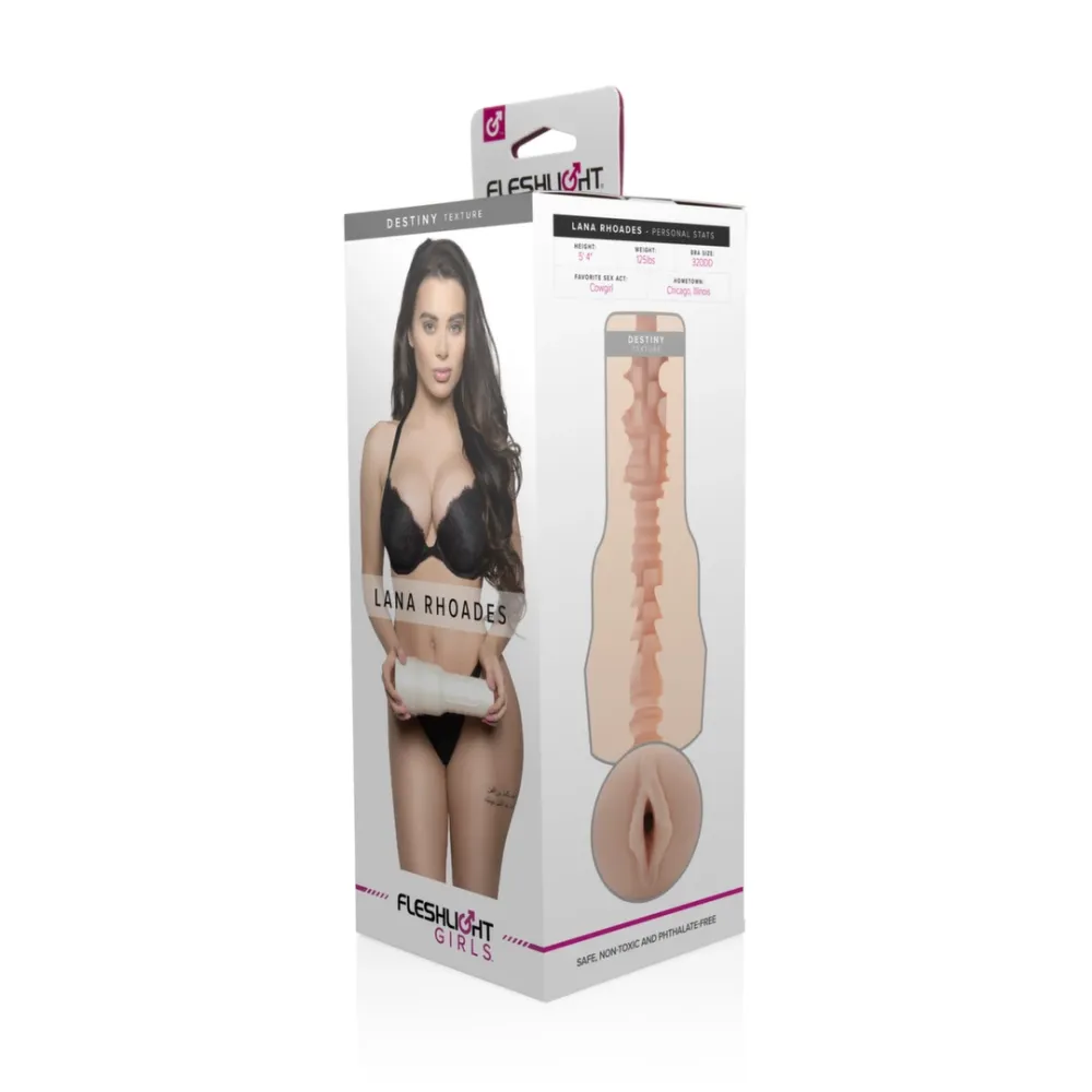 Masturbátor Fleshlight Girls Lana Rhoades Destiny, průhledný - obrázek 5