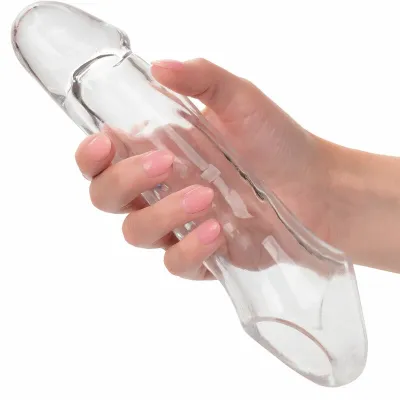 Návlek na penis CalExotics Performance Maxx Clear Extension, průhledný, 19 cm - obrázek 6