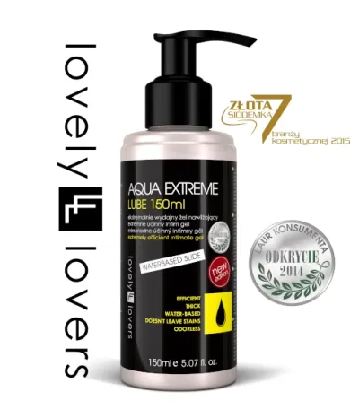Lubrikační gel na vodní bázi Lovely Lovers AQUA EXTREME, hustý, 150 ml