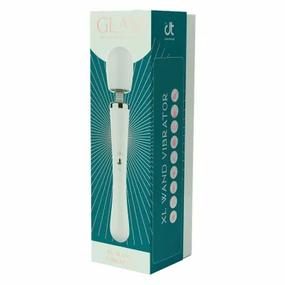 Masážní hlavice Dream Toys Glam XL Wand, silikon, voděodolná, 29 cm