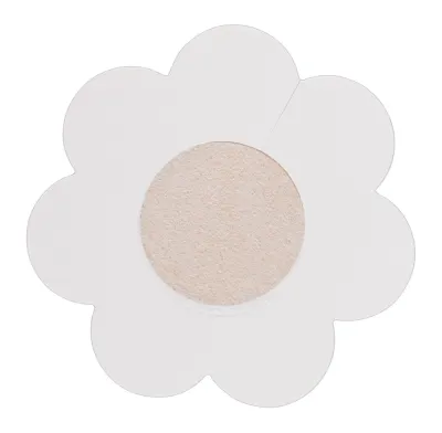 Textilní krytky na bradavky Cottelli Collection, tvar květu, 6 párů, 7 cm - obrázek 5