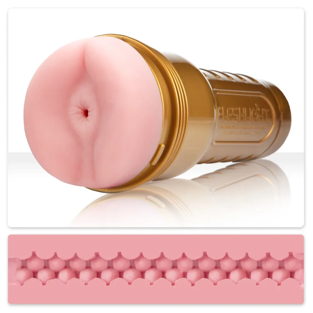 Masturbátor Fleshlight Stamina Training Unit Butt, zlaté pouzdro