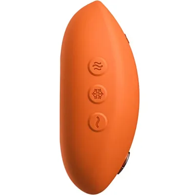 Hřejivý a chladivý vibrátor We-Vibe Temp, mandarinkově oranžový - obrázek 5