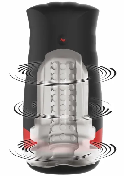 Automatický rotační masturbátor Hidden Desire Fusion X Quantum Cyclone, černý - obrázek 4