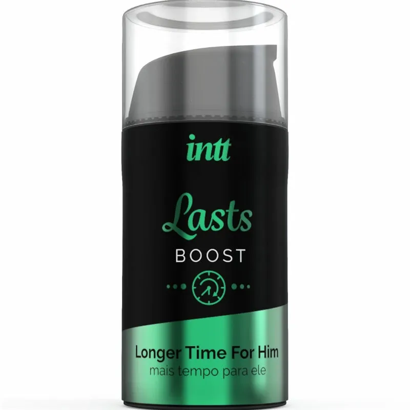 Gel na oddálení ejakulace INTT Lasts s hřebíčkem a mátou, 15 ml