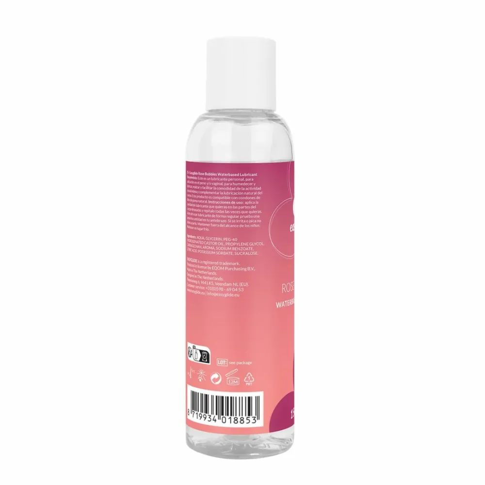 EasyGlide Rose Bubbles lubrikační gel na vodní bázi s vůní růže 150 ml - obrázek 6