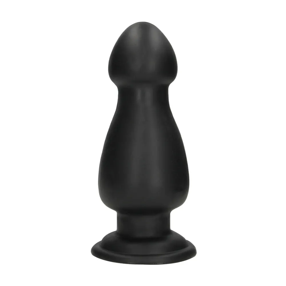 Velký anální kolík Ouch! Overdrive s přísavkou, černý, 23,5 cm