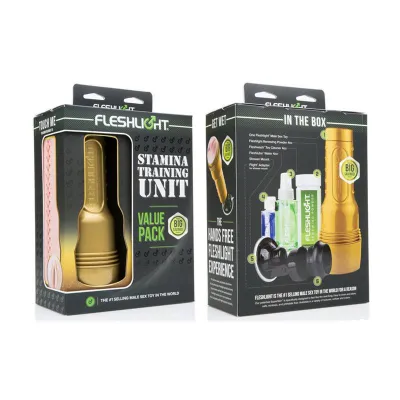 Masturbátor Fleshlight Stamina Training Unit STU, výhodná sada s péčí - obrázek 2