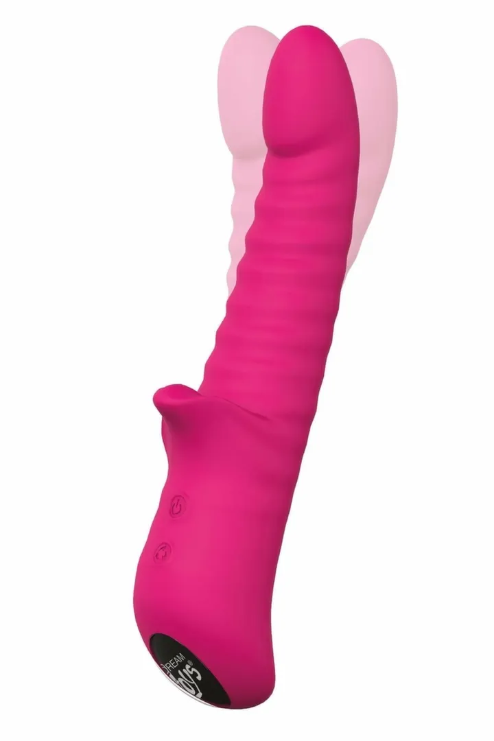 Rabbit vibrátor Dream Toys Essentials Honey Bear s rotací, nabíjecí, purpurový - obrázek 2