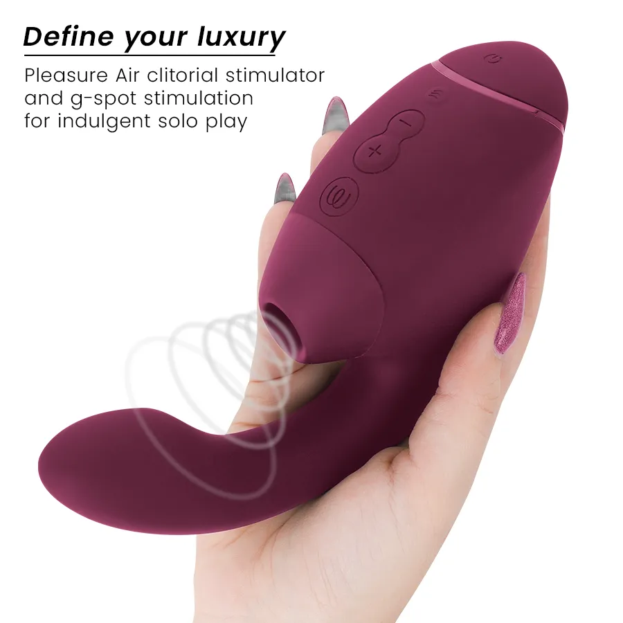 Rabbit vibrátor s tlakovým stimulátorem klitorisu Womanizer Duo Next, tmavě růžový - obrázek 4