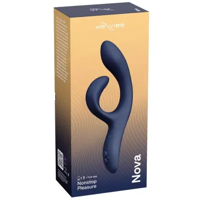 Rabbit vibrátor We-Vibe Nova 2 s ovládáním přes aplikaci, půlnočně modrý - obrázek 12