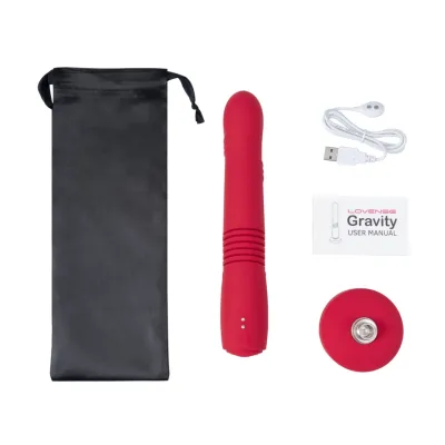 Přirážecí vibrátor Lovense Gravity s přísavkou, ovládaný aplikací, silikon - obrázek 7
