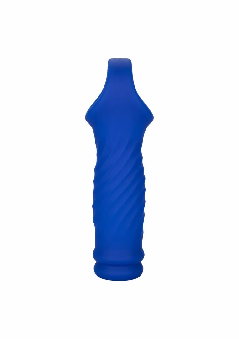 Návlek na penis CalExotics Admiral Wave Extension, tekutý silikon, modrý - obrázek 10