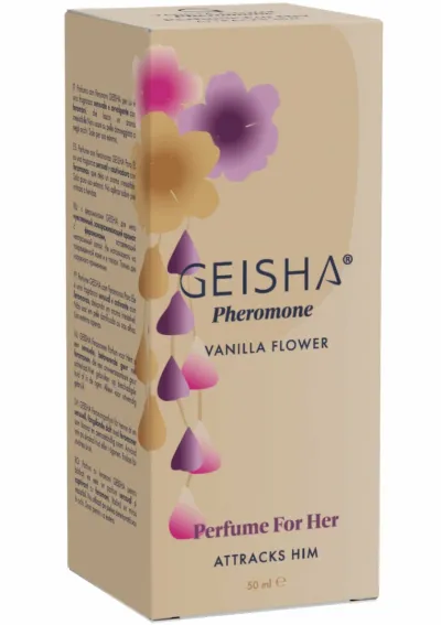 Parfém s feromony pro ženy GEISHA For Her, Vanilla Flower, 50 ml - obrázek 2