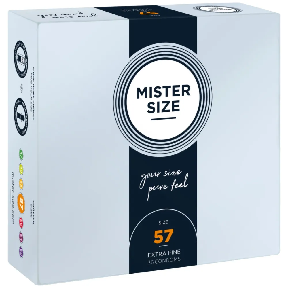 Kondomy Mister Size 57 mm, velikost L, 36 ks