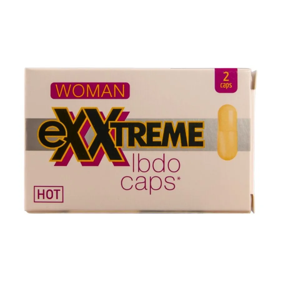 Doplněk stravy pro ženy HOT eXXtreme Libido Caps Woman, 2 kapsle