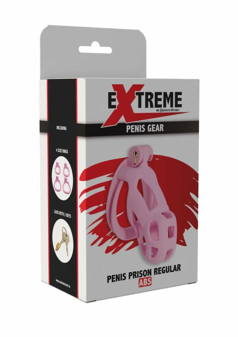 Klec cudnosti Hidden Desire Extreme Penis Prison Regular, ABS plast, černá - obrázek 2