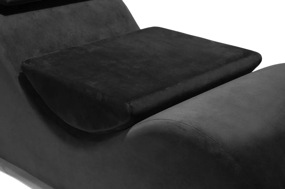 Erotické lehátko Liberator Esse Lounger s opěrkou hlavy, černé - obrázek 7